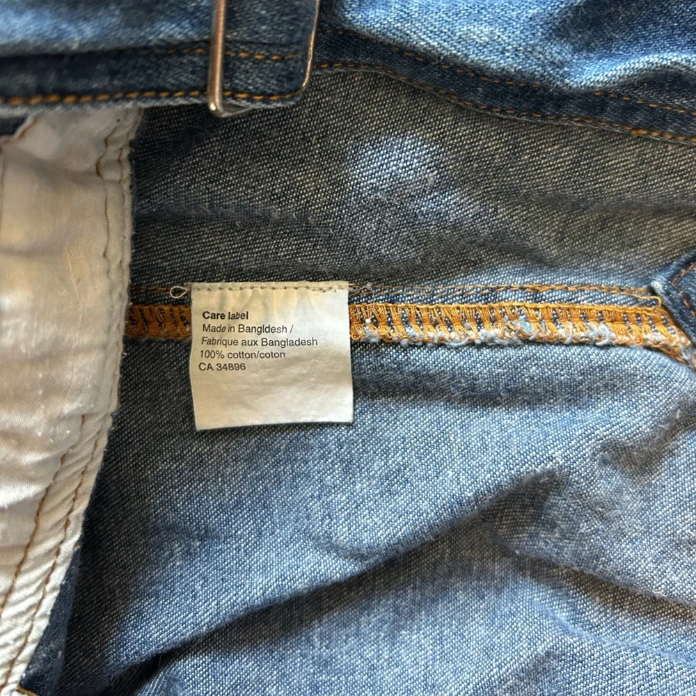 Code One Denim Short Overalls - Picture 2 of 5